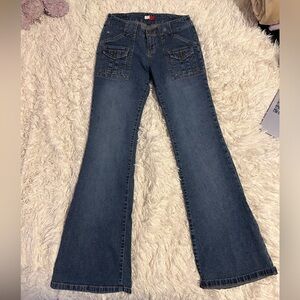 Dark blue Tommy Hilfiger flare jeans